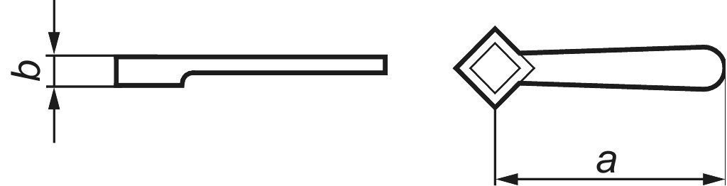 GF  901  Schlüssel  14 verzinkt